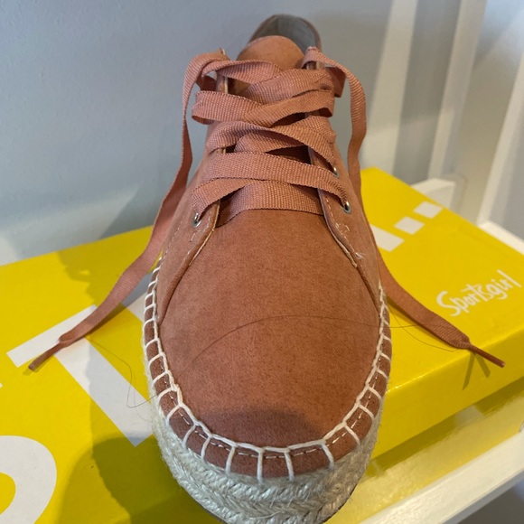 ✨HOST PICK ✨ SPORTSGIRL | Blush lace up espadrille sneakers - Picture 3 of 6